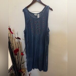 White Stag Blue Denim dress